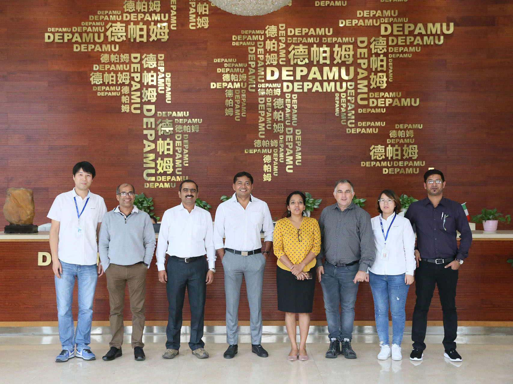 金秋十月，有朋自印度來--印度項目業(yè)主前來德帕姆考察驗貨